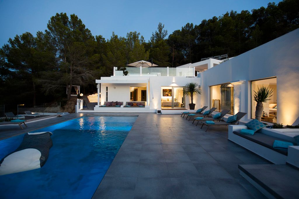 Luxury villa near Cala Tarida, 5 bedroom luxury villa in Ibiza, villa rental in Ibiza,  luxury villa Ibiza, 